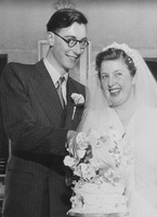 Joan and John White's wedding